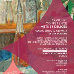 Concert conférence avec l'Ensemble Tetraktys Concert conférence avec l'Ensemble Tetraktys